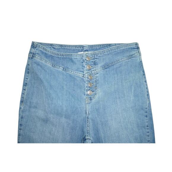 We The Free by Free People Button-Fly Straight Leg Jeans – Size 30 – - Picture 2 of 4